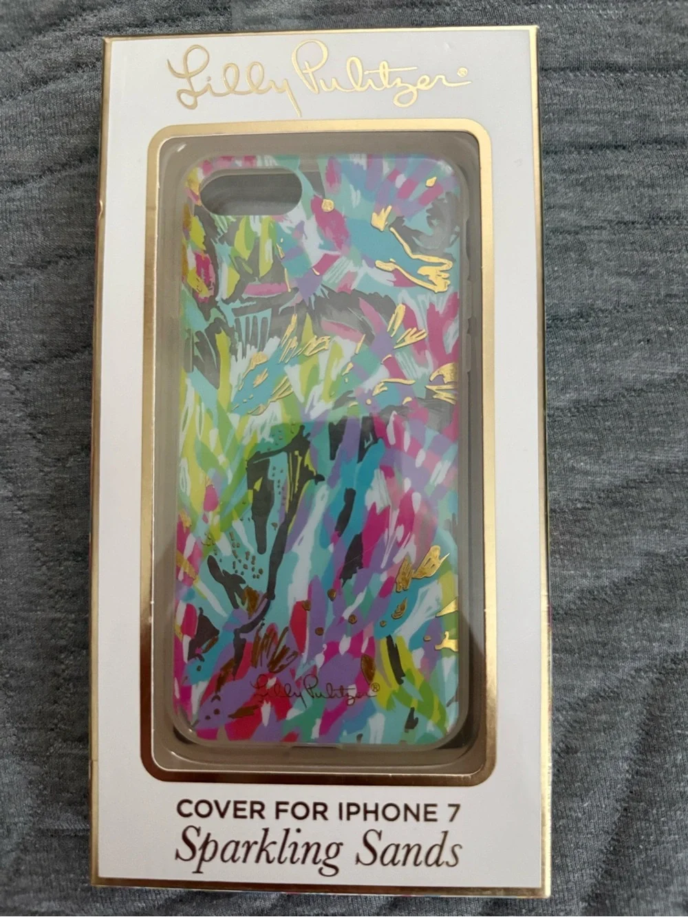 Lilly Pulitzer Sparkling Sands iPhone 7 Case — Turquoise, Pink & Yellow